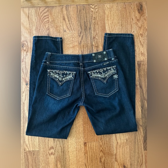 Miss Me Women's Chloe Bootcut Jeans Embellished Pockets Denim, Sz 31 - Picture 14 of 16